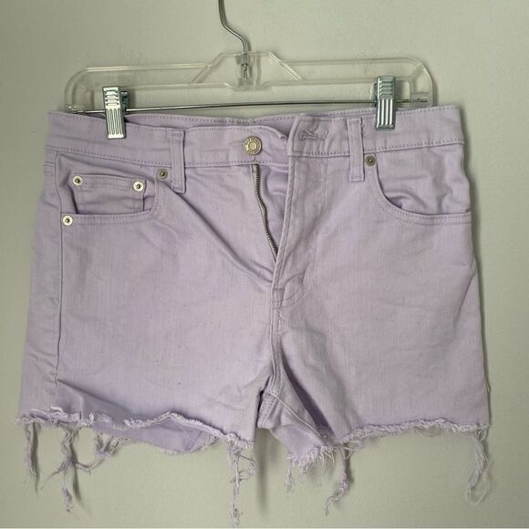 GAP Women’s Raw Hem 3” Denim Shorts - Picture 1 of 4